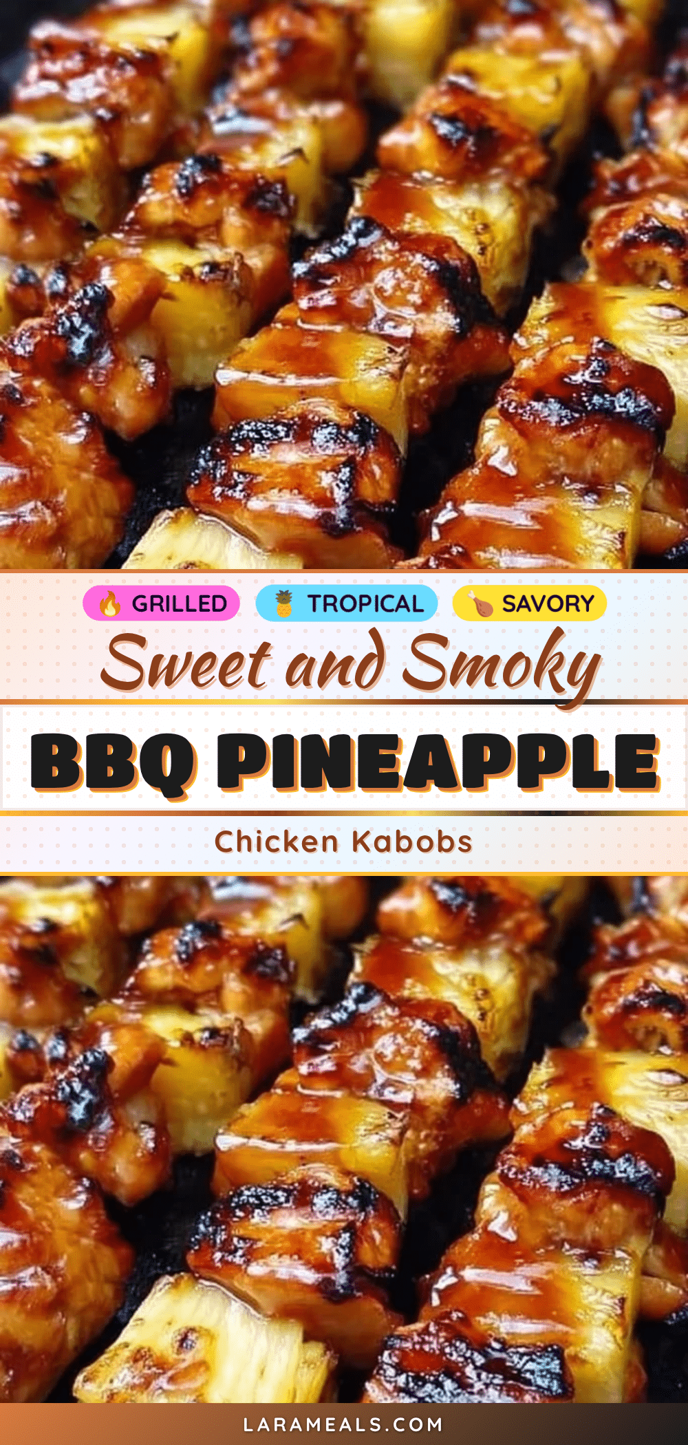 bbq pineapple chicken kabobs recipe