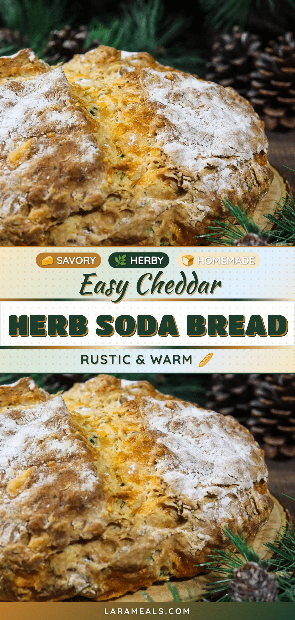cheddar and herb soda bread recipe