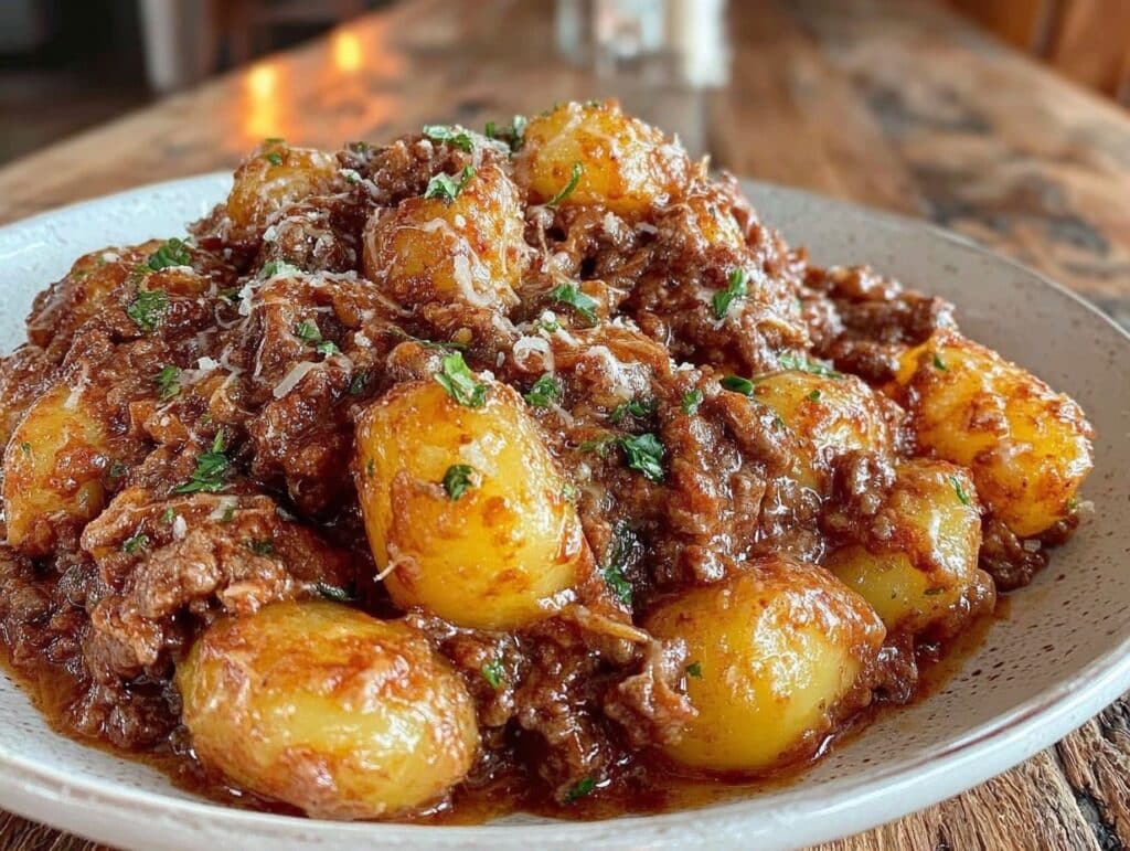 cozy potato mince recipe - featured image