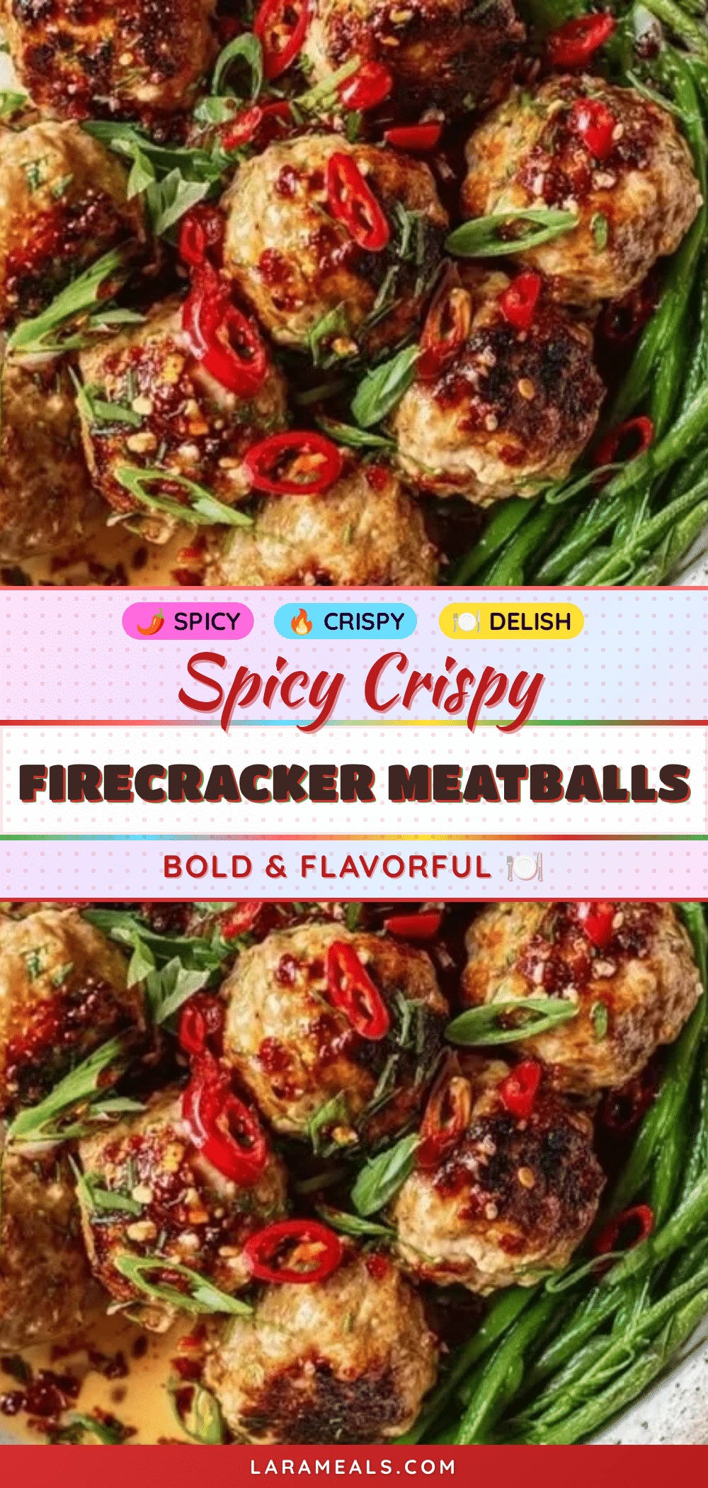 crispy firecracker meatballs recipe