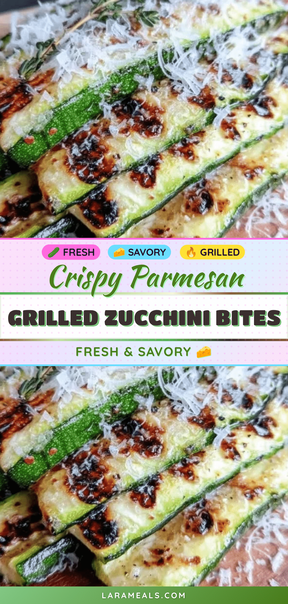 crispy parmesan grilled zucchini recipe
