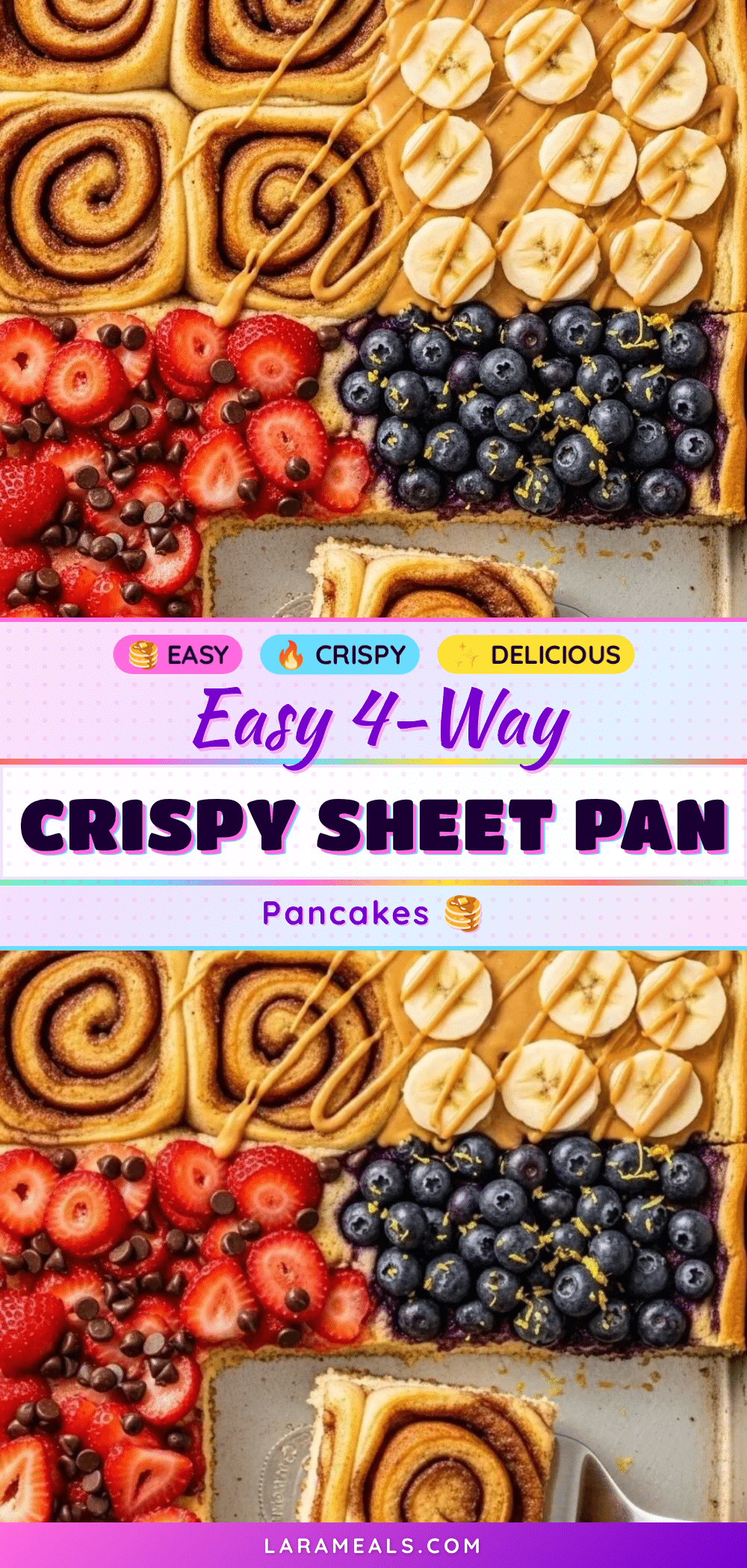 crispy sheet pan pancakes recipe
