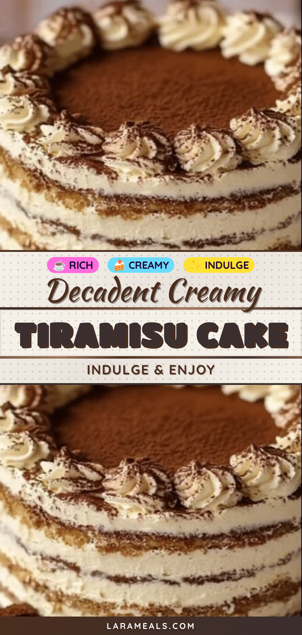 decadent tiramisu cake recipe