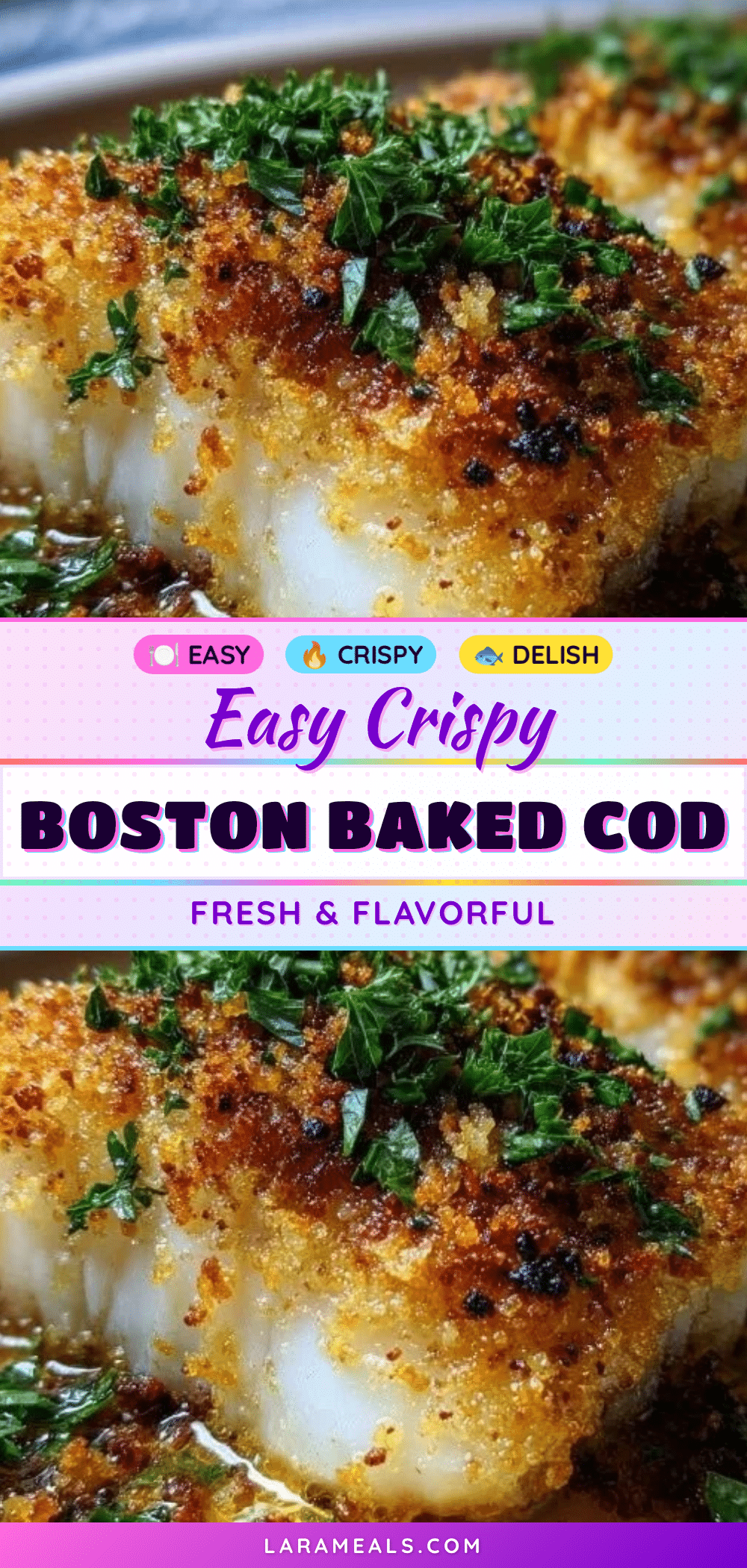 easy crispy Boston baked cod recipe