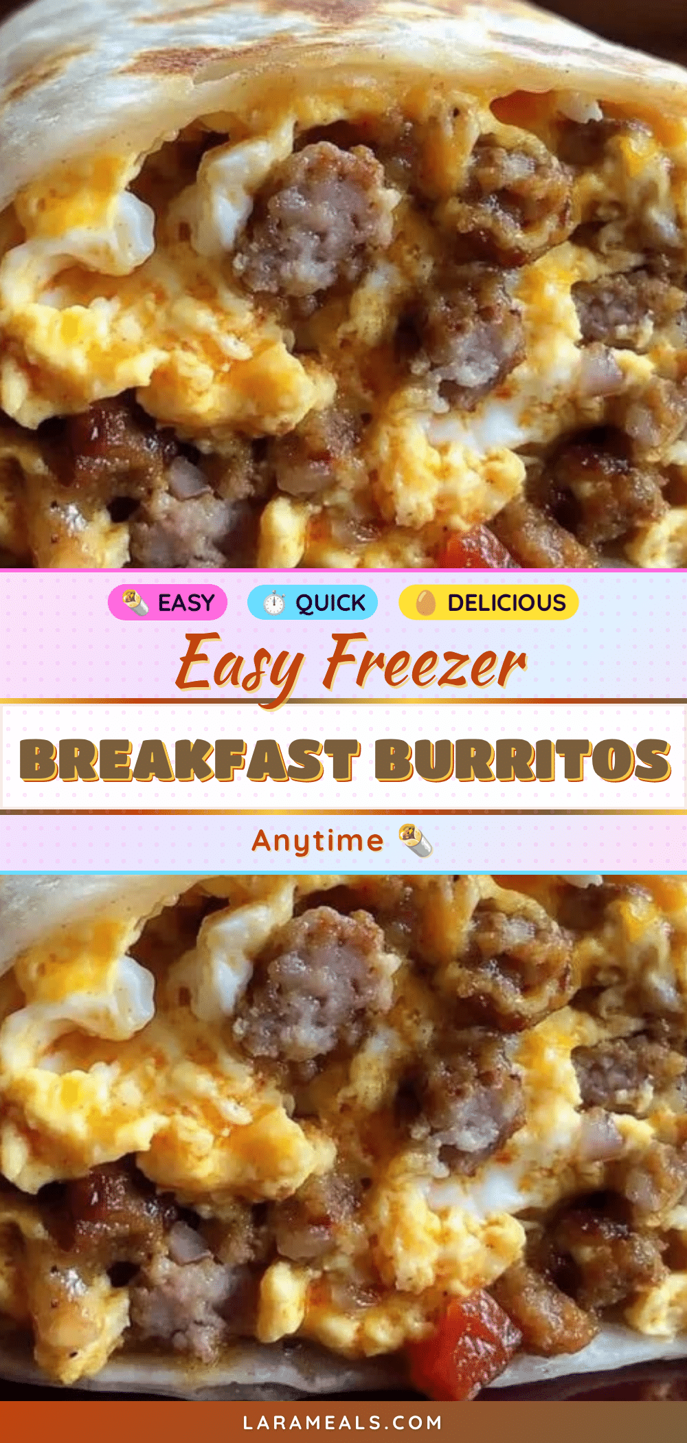 easy freezer breakfast burritos recipe