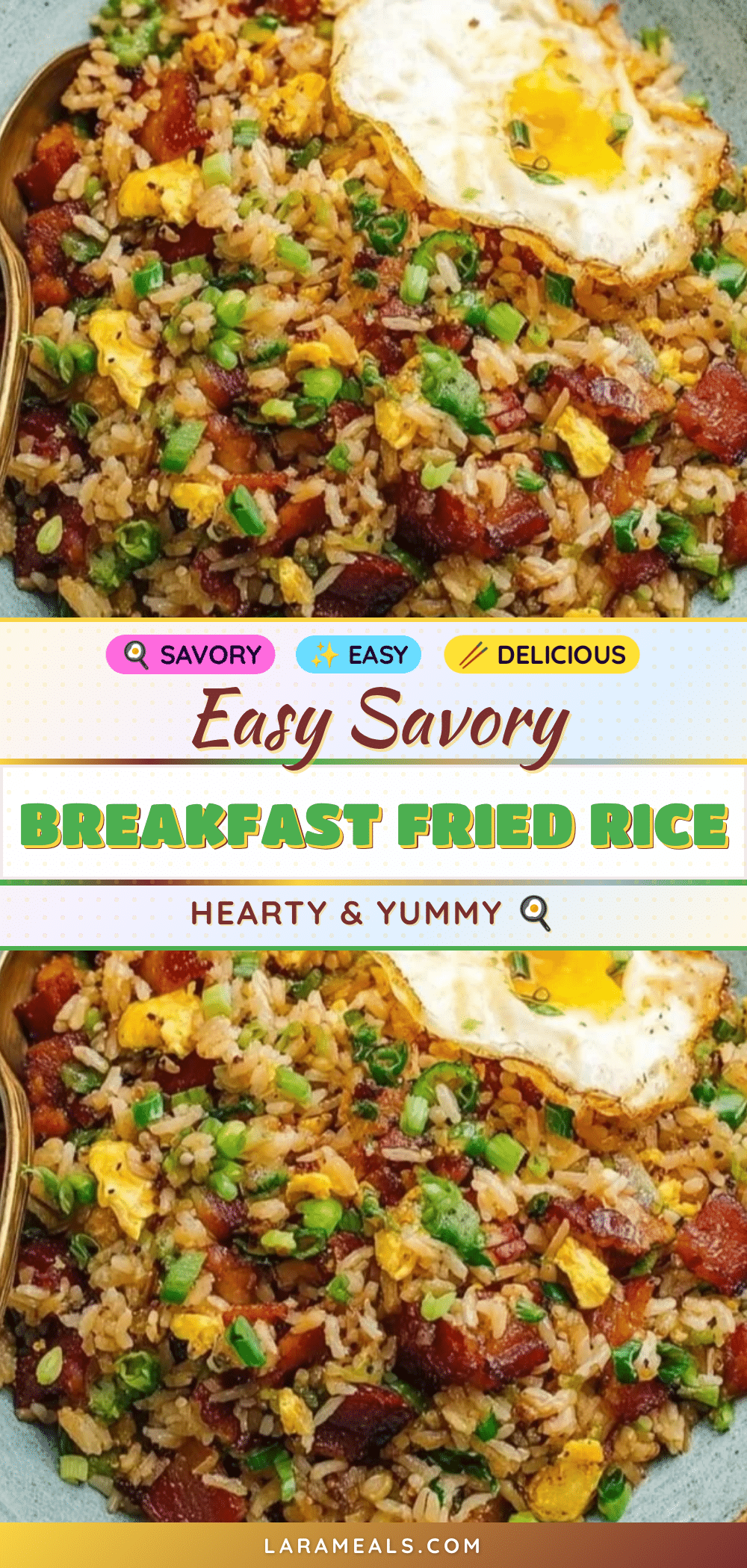 easy savory breakfast fried rice recipe