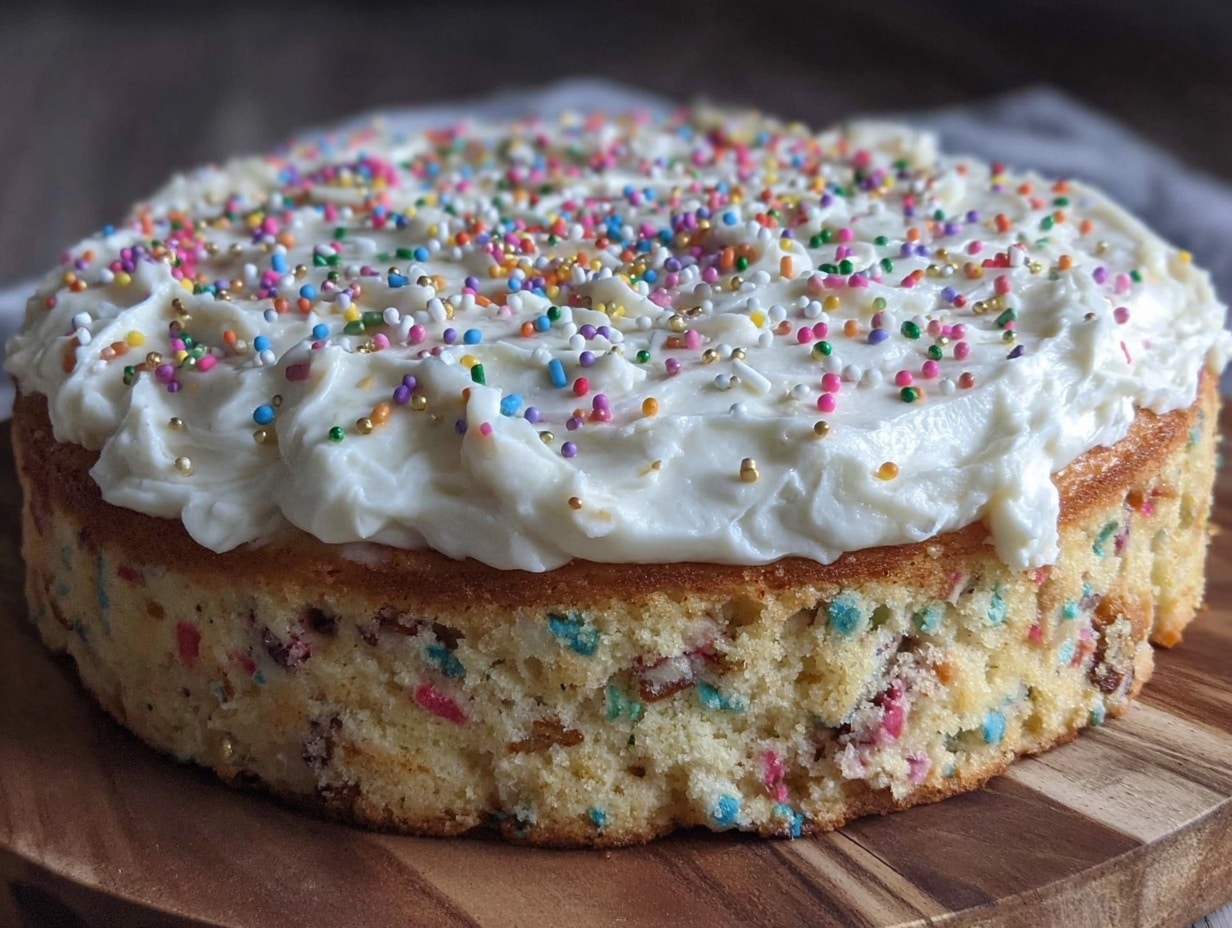 fluffy funfetti cake recipe preparation steps