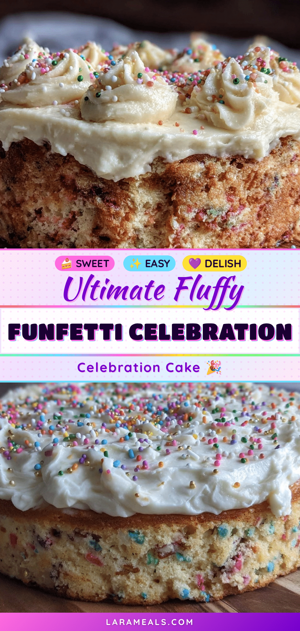 fluffy funfetti cake recipe recipe