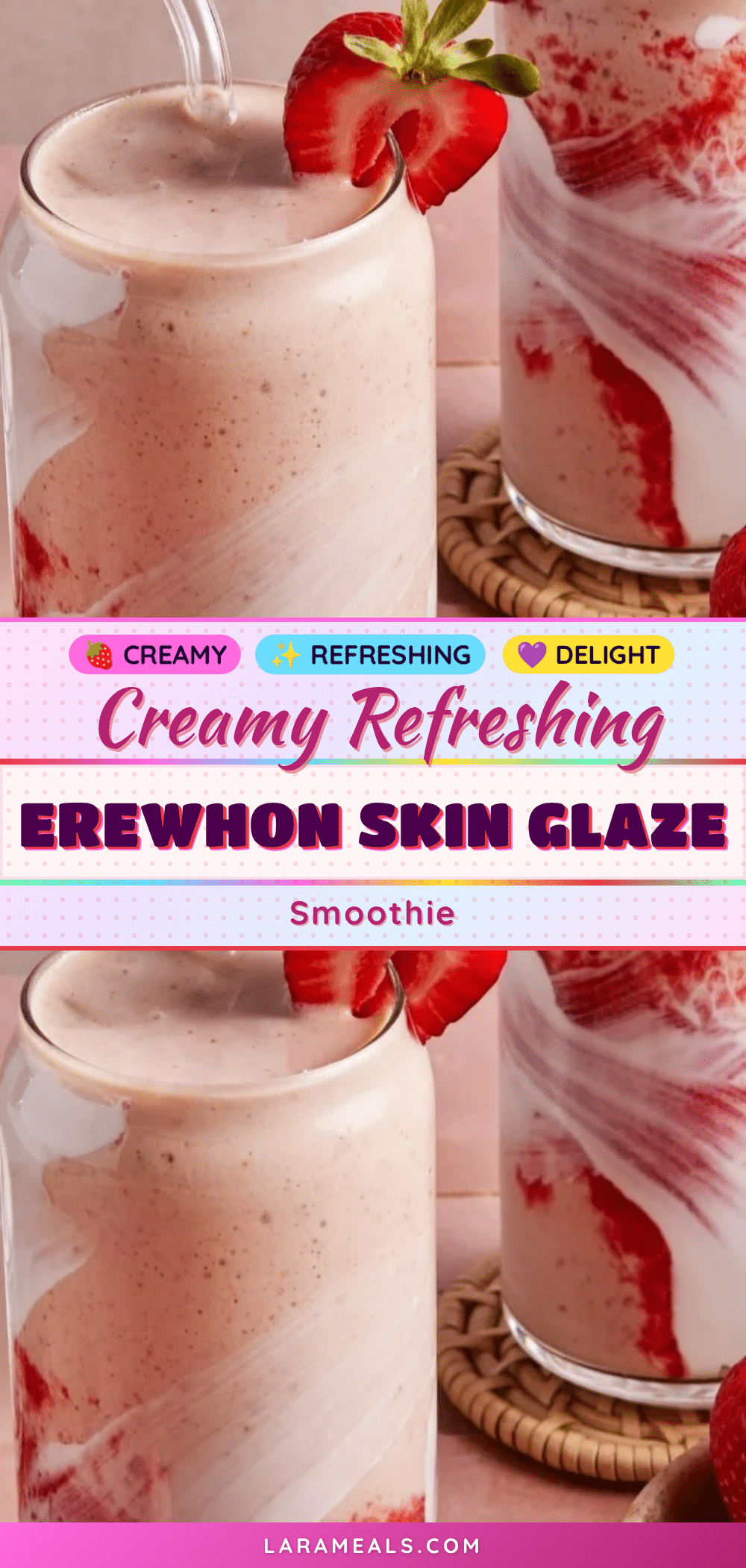 Fresh Erewhon Skin Glaze Smoothie recipe