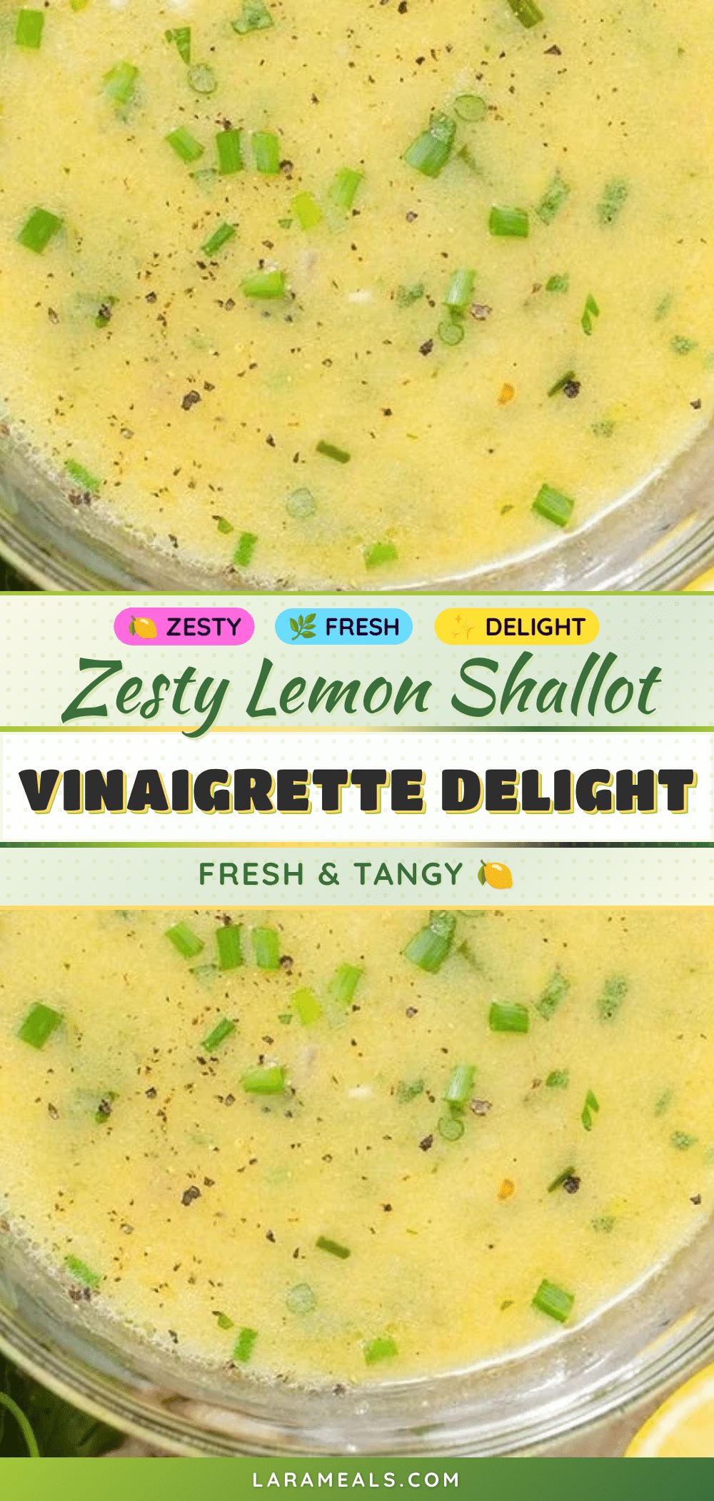 fresh lemon shallot vinaigrette recipe