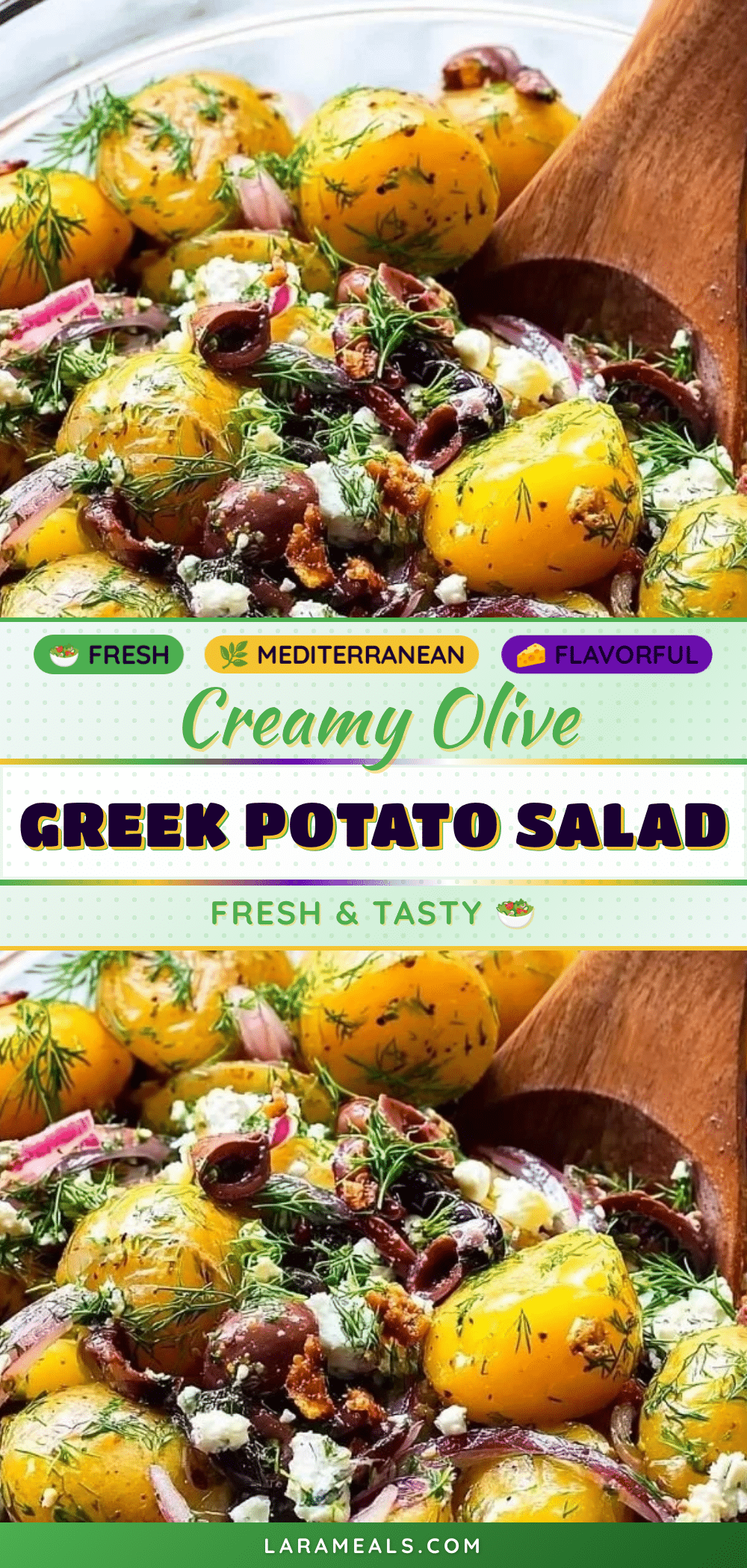 Fresh Olive Greek Potato Salad recipe