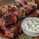 Greek beef kabobs - featured image
