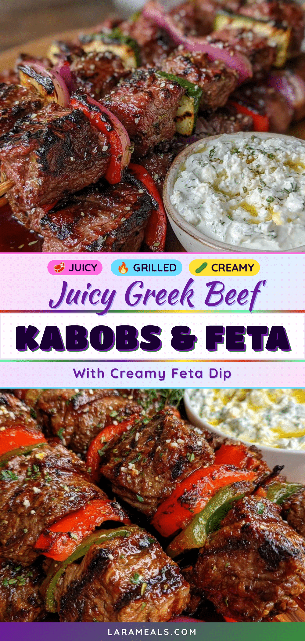 Greek beef kabobs recipe