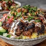 ground beef shawarma bowl - featured image