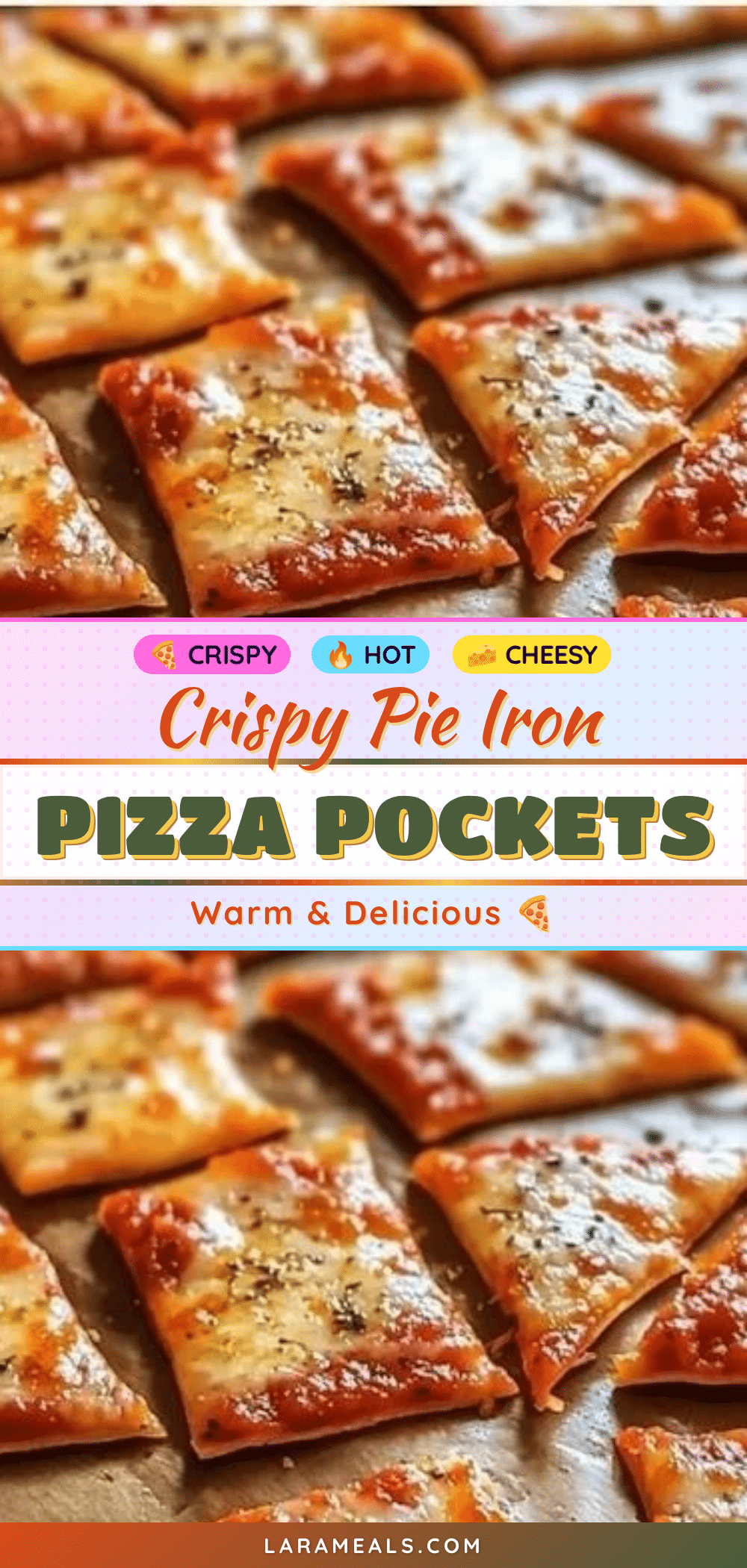 pie iron pizza pockets recipe