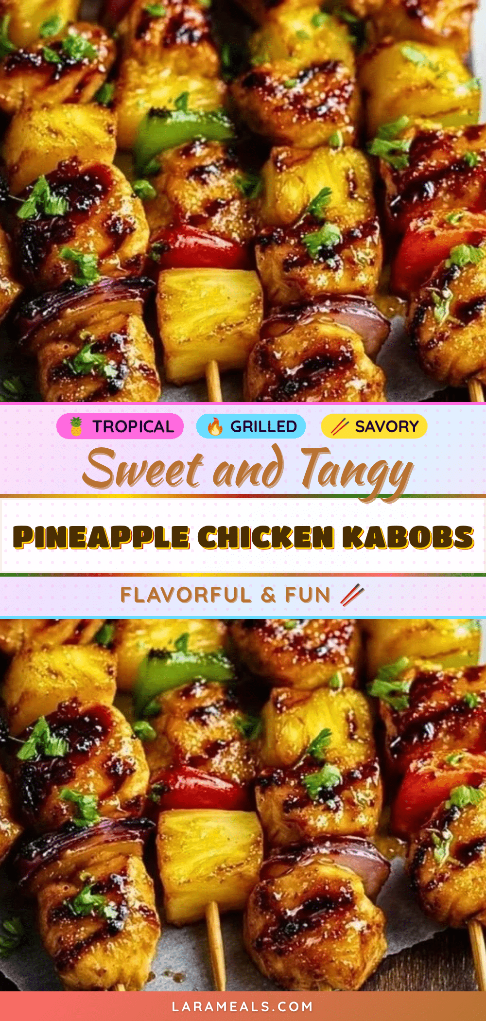 pineapple chicken kabobs recipe