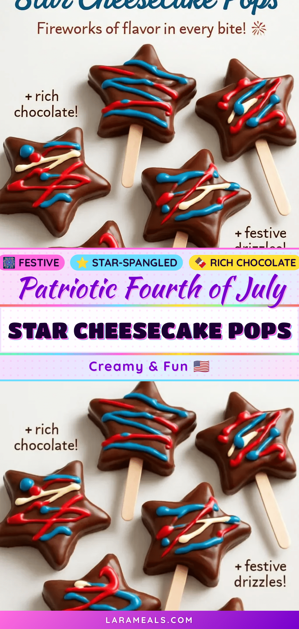 star cheesecake pops recipe