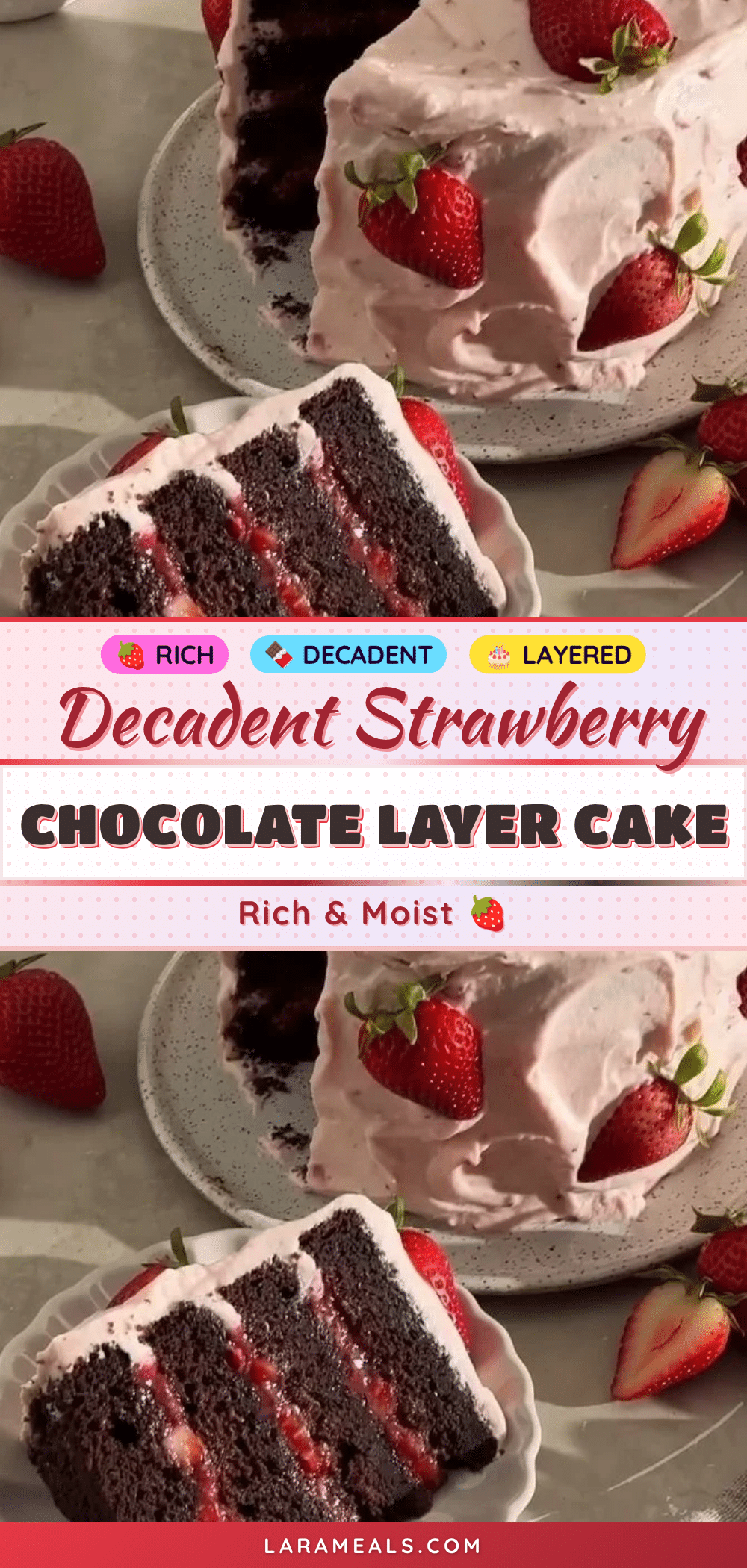 strawberry chocolate cake recipe