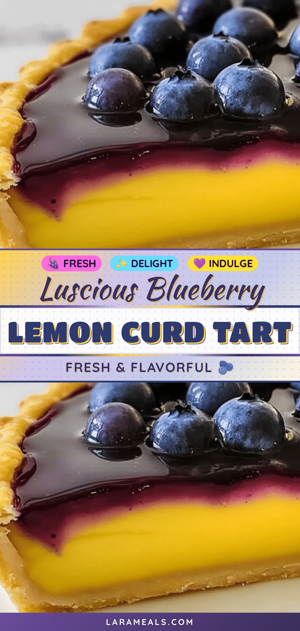 blueberry lemon curd tart recipe