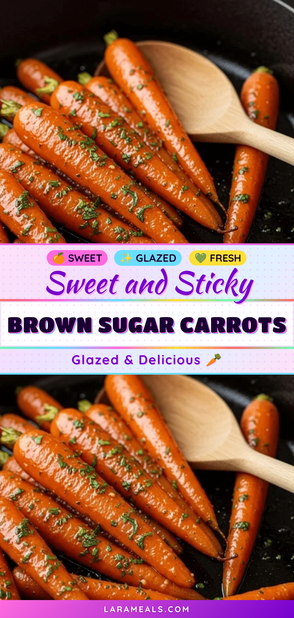 brown sugar glazed carrots recipe