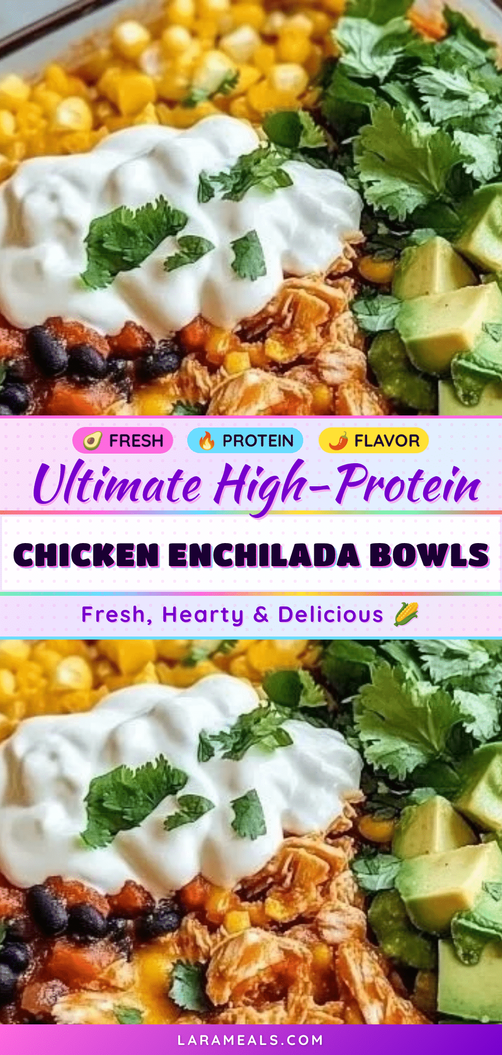 chicken enchilada bowls recipe