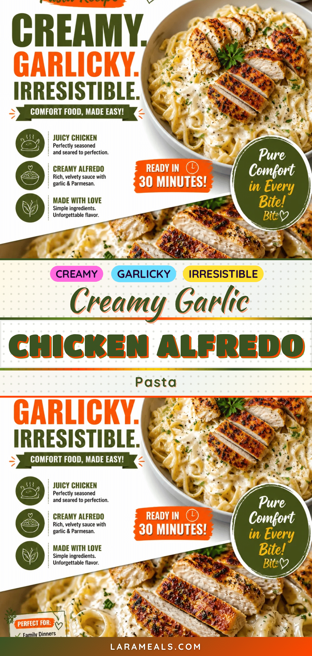 creamy chicken alfredo pasta recipe