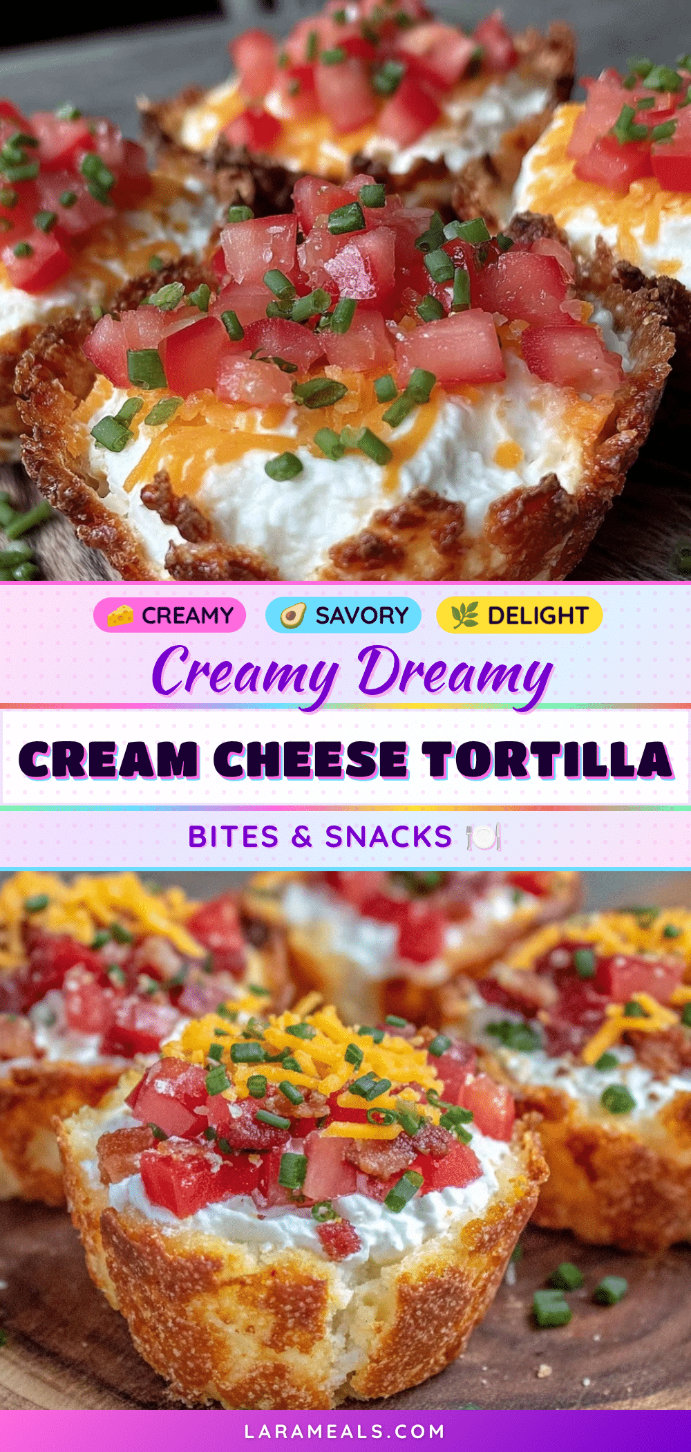 creamy cream cheese tortilla bites recipe
