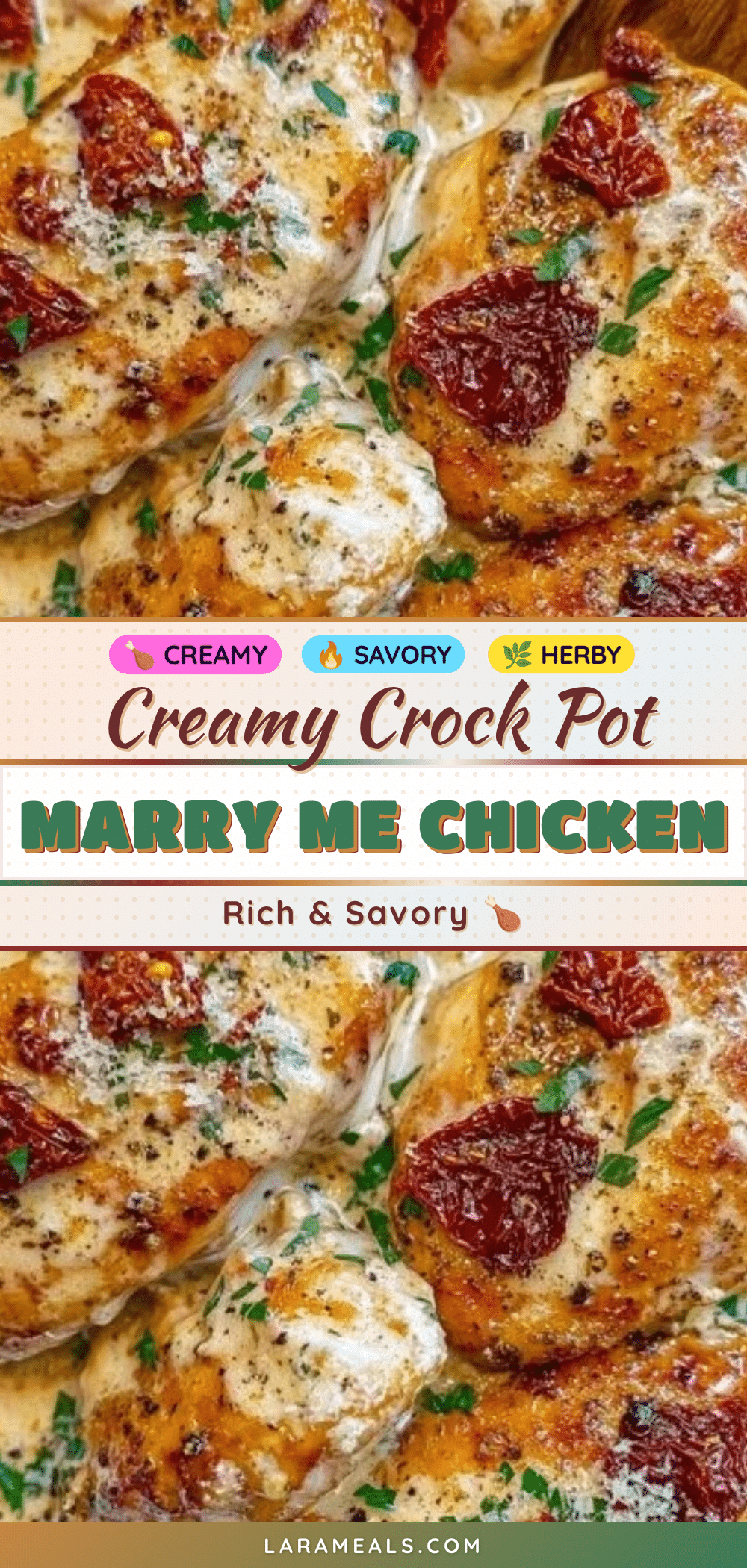 creamy crock pot marry me chicken recipe