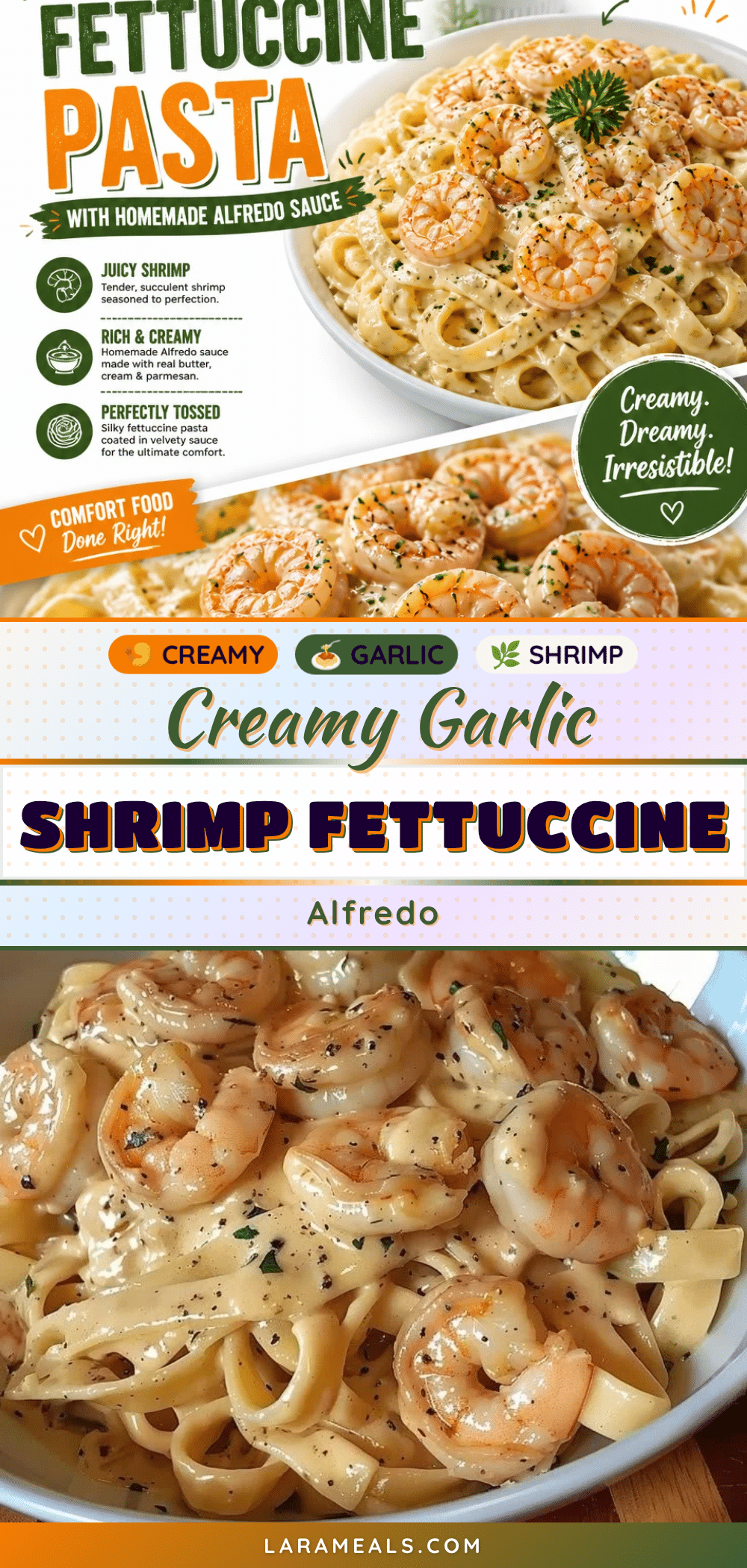 creamy garlic shrimp fettuccine alfredo recipe