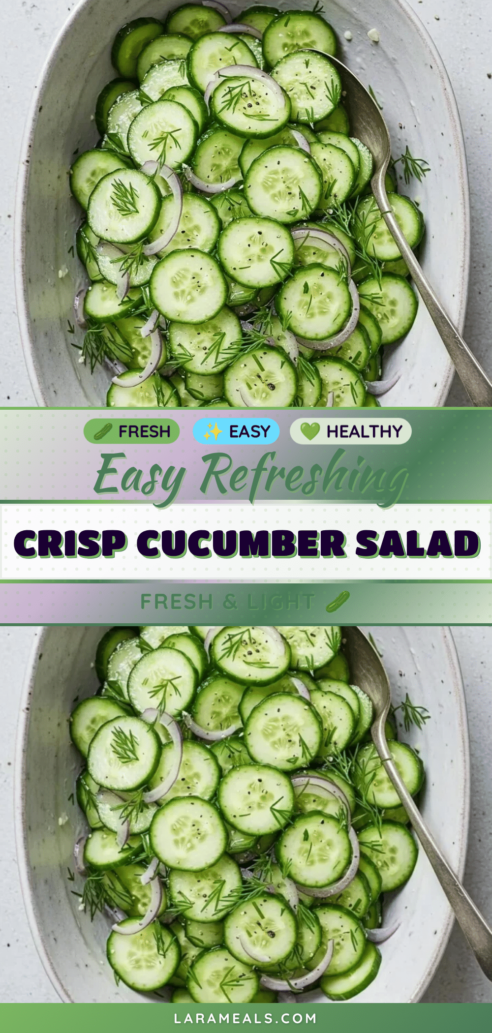 crisp cucumber salad recipe