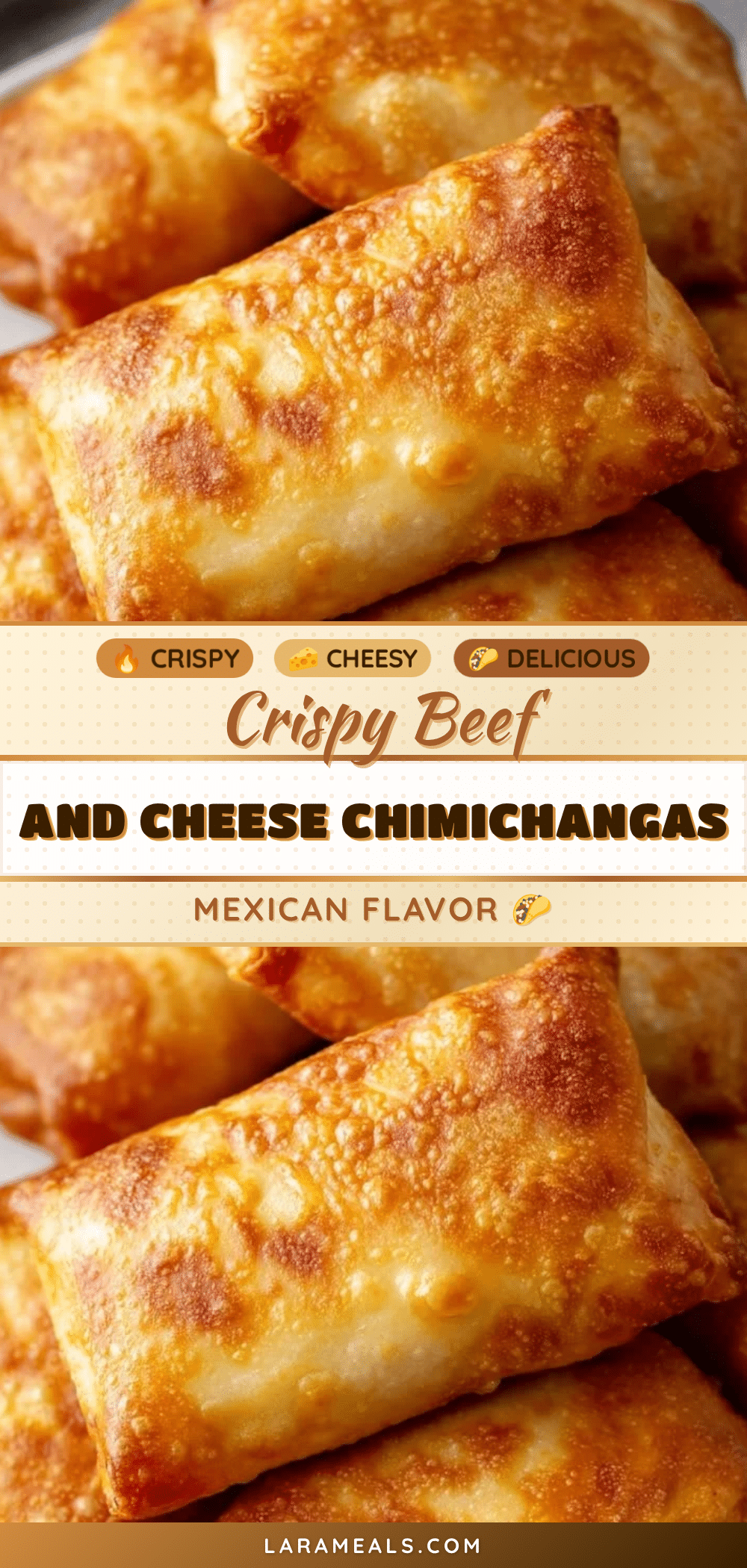 crispy beef and cheese chimichangas recipe