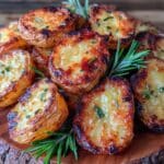 crispy garlic grilled potatoes - featured image