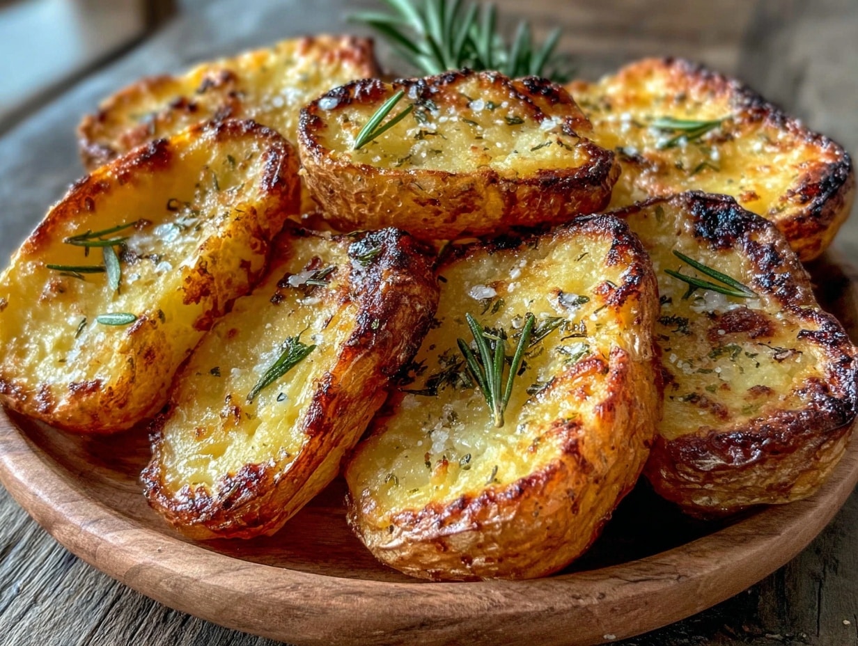 crispy garlic grilled potatoes preparation steps