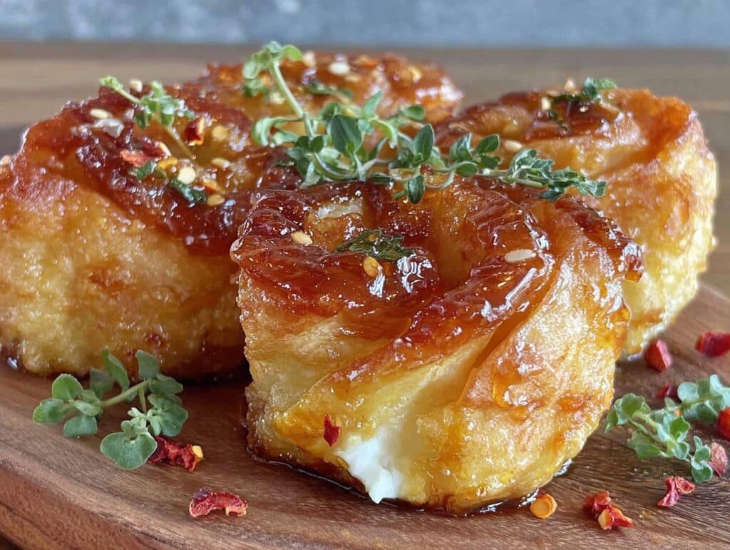 crispy oven-fried feta rolls - featured image