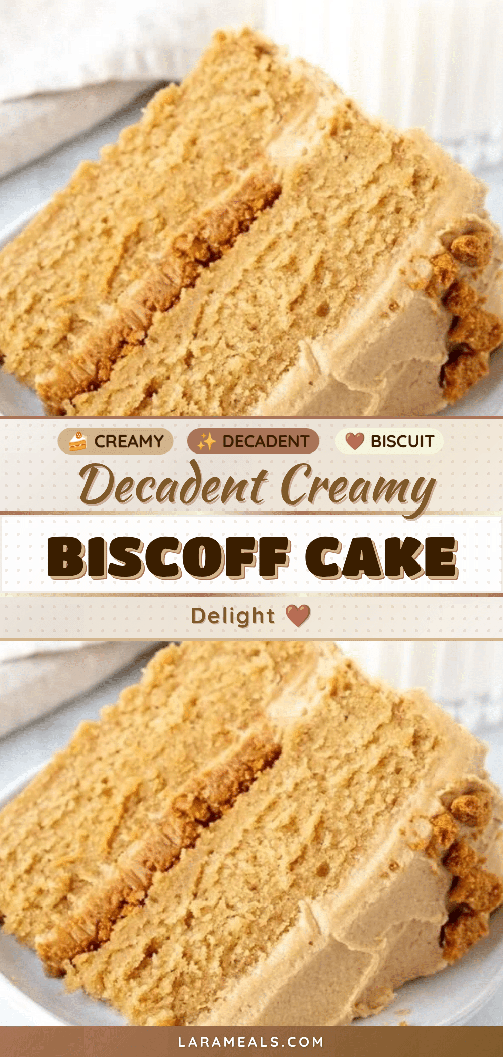 Decadent Biscoff Cake recipe