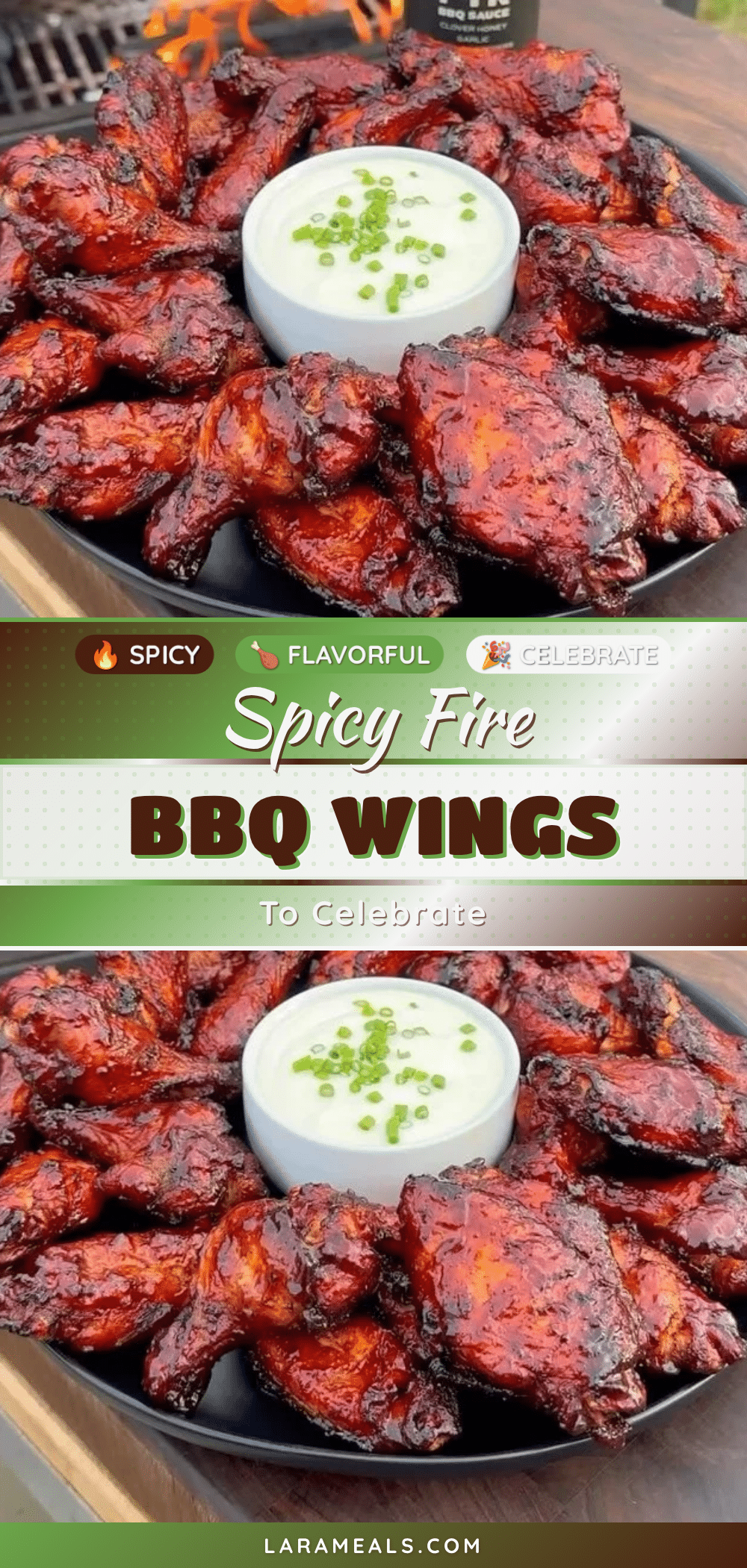 fire bbq wings recipe