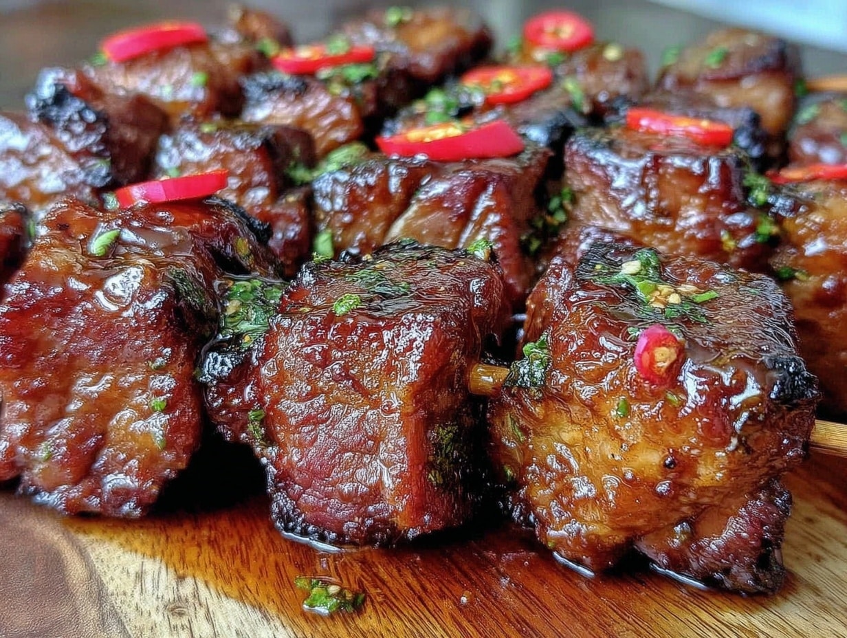 flavorful bbq pork skewers preparation steps