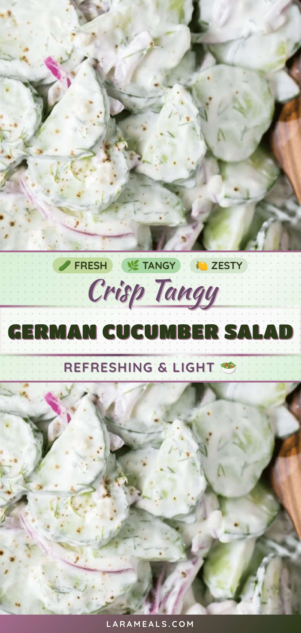 Fresh German Cucumber Salad recipe