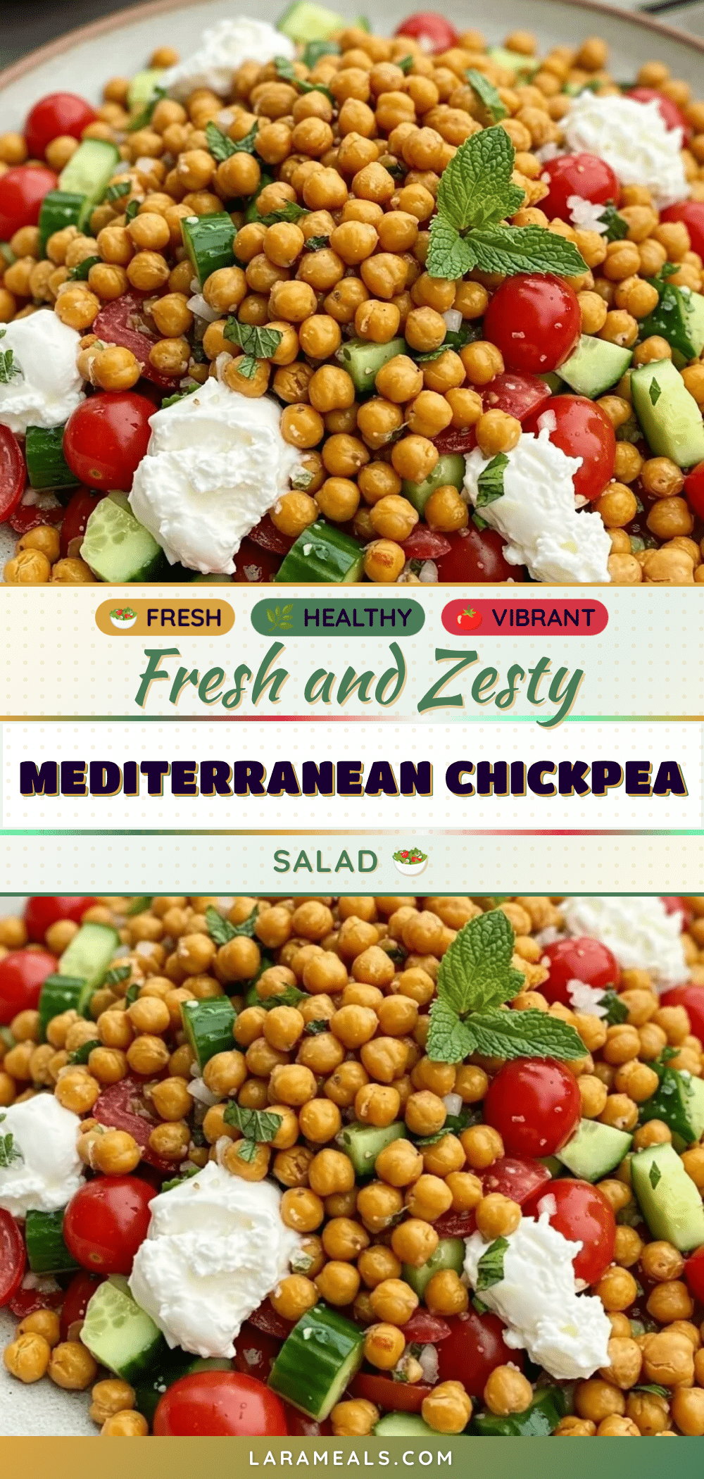 Fresh Mediterranean Chickpea Salad recipe