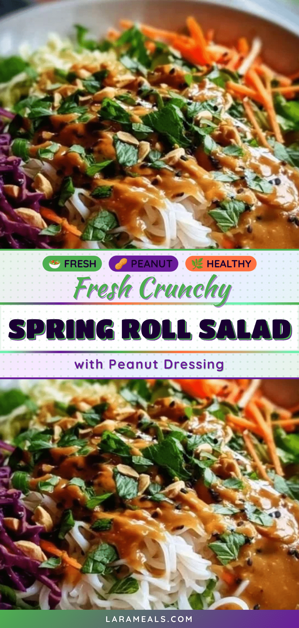fresh spring roll salad recipe