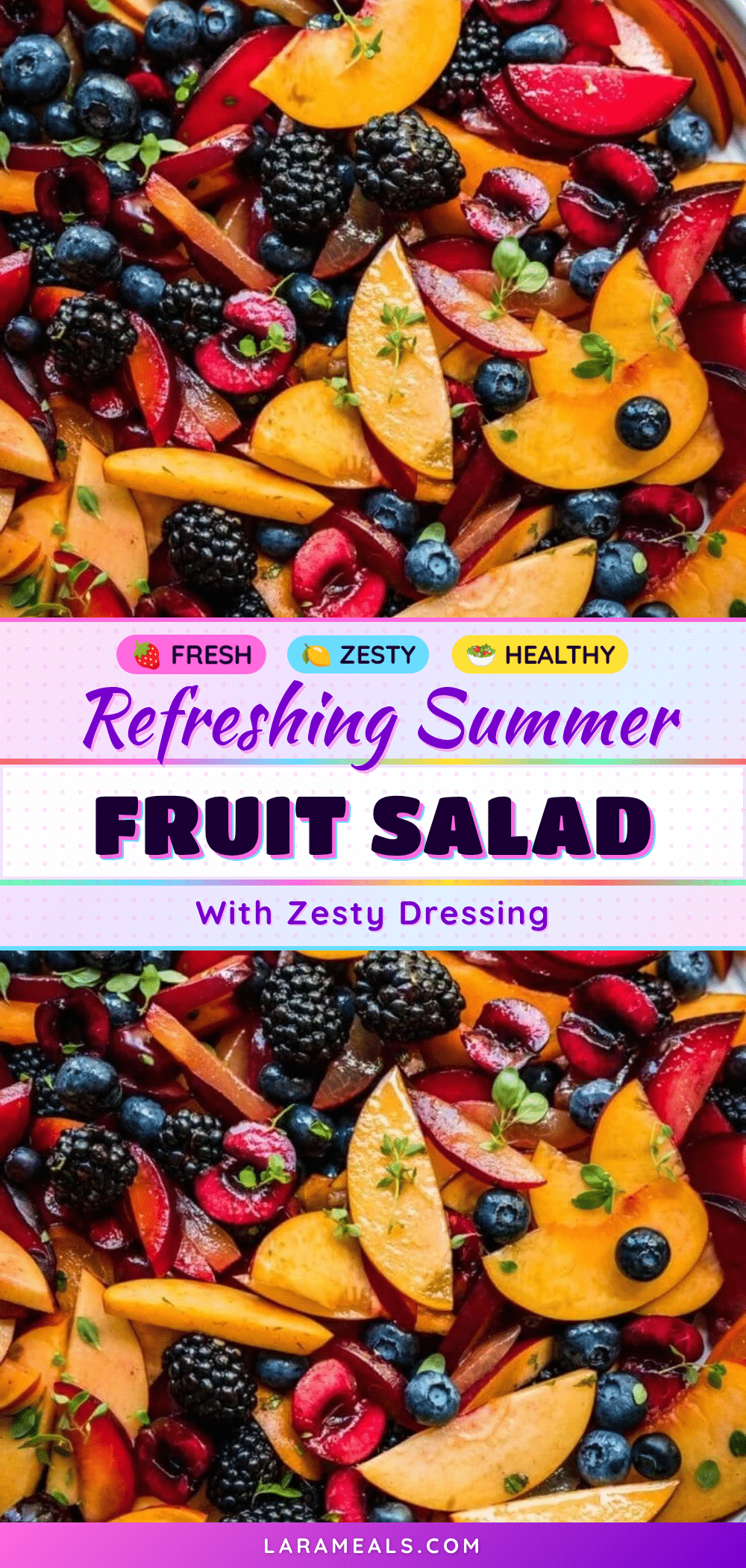 fresh summer fruit salad recipe