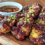grilled asian chicken skewers - featured image