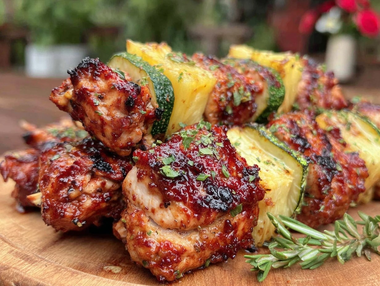 grilled chicken kabobs preparation steps