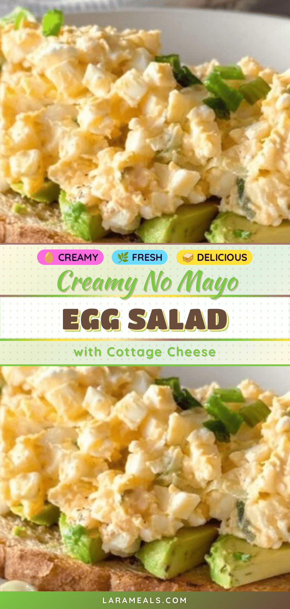 Healthy Egg Salad with Cottage Cheese recipe