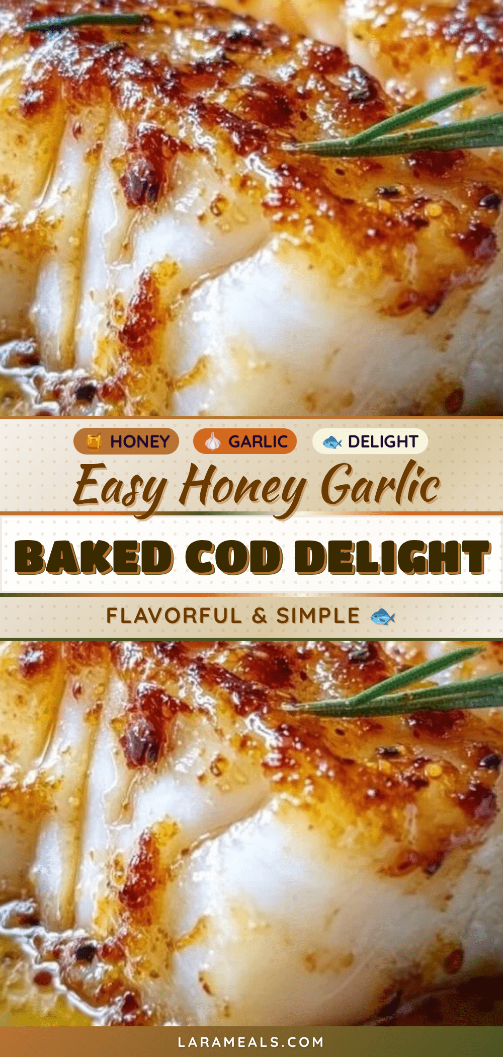 honey garlic baked cod recipe