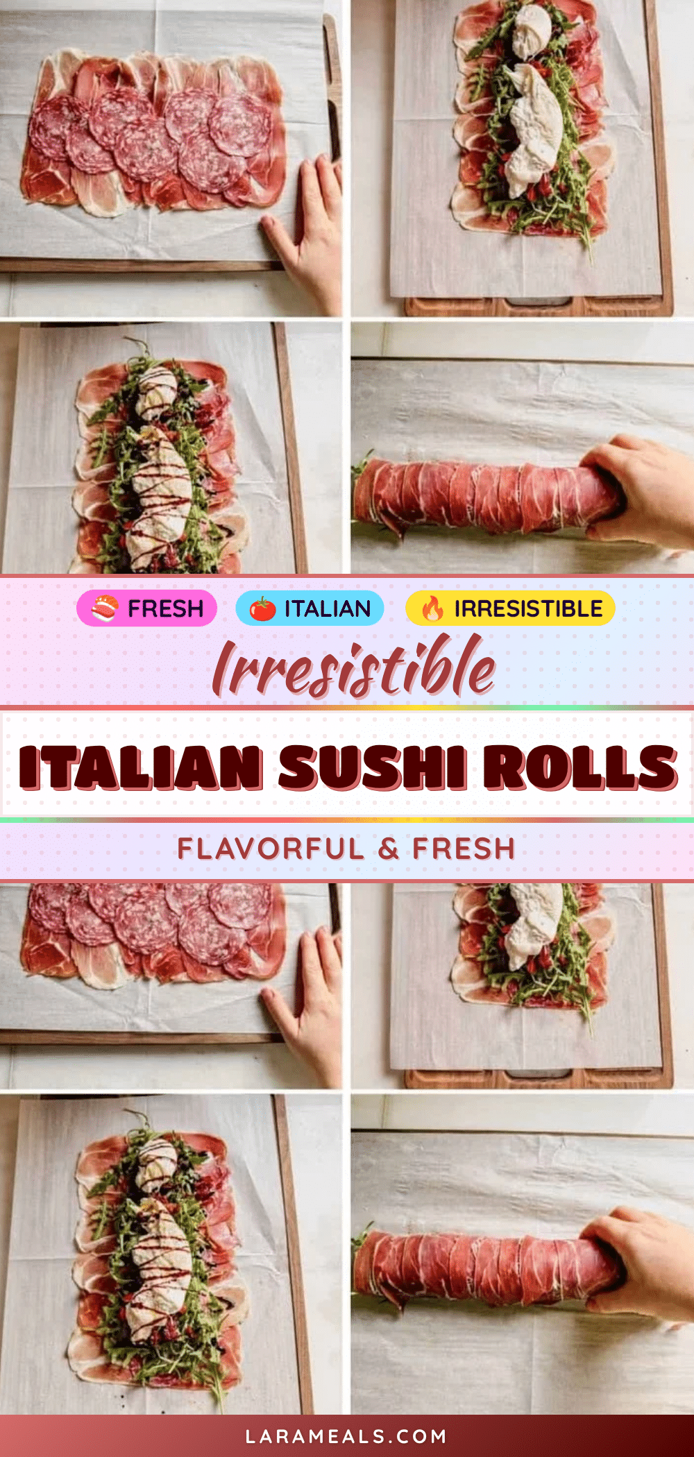 Italian sushi rolls recipe