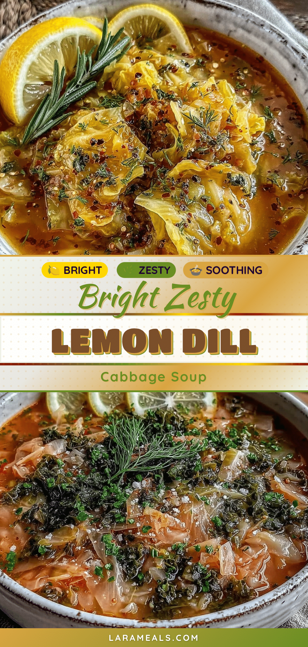 lemon dill cabbage soup recipe