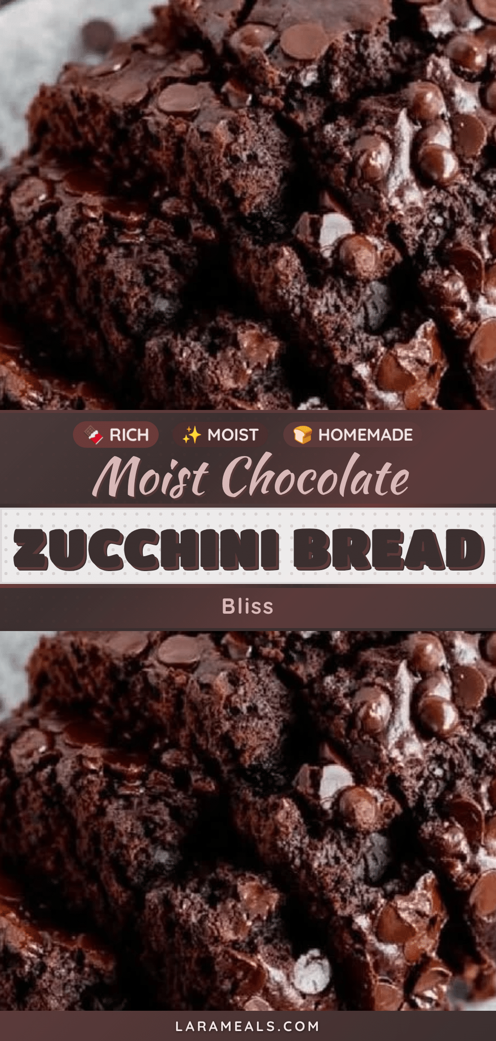 moist chocolate zucchini bread recipe