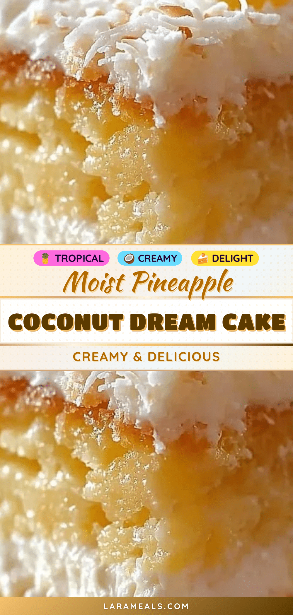 moist pineapple coconut dream cake recipe