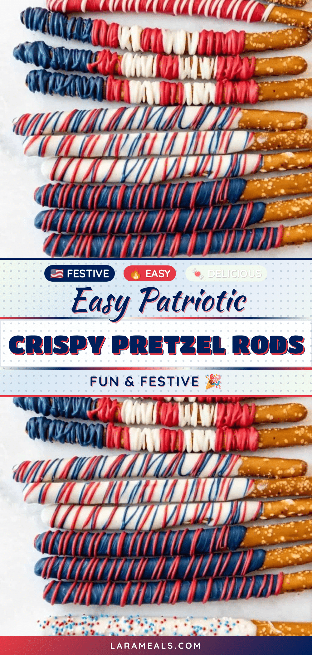 patriotic pretzel rods recipe